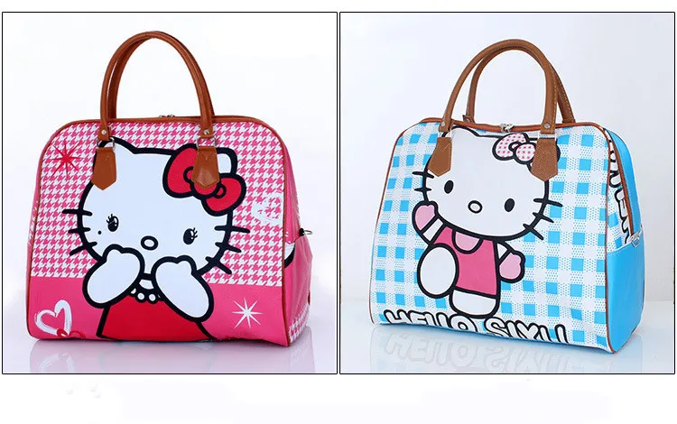 Новая Большая Ручная сумка Hello kitty с плечевым ремнем, чистая XW-1042