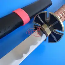 S3125 INUYASHA железа сломанные зубы YAO DAO кисть в виде меча лезвие Амона лезвие акустическая гитра 41"