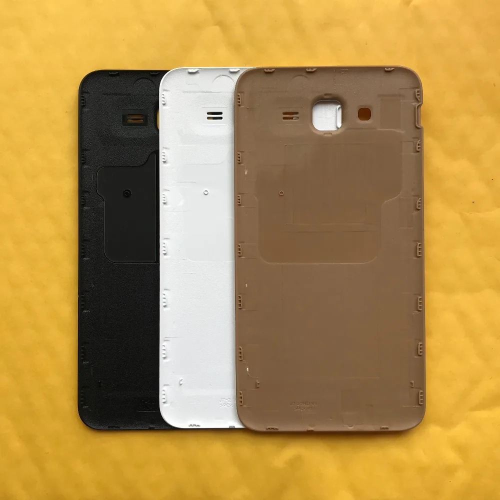 

Tempered Glass + Phone Cases Rear Battery Door For Samsung Galaxy J7 2015 J700 J700F J700H J700T J700P J700M Housing Back Cover