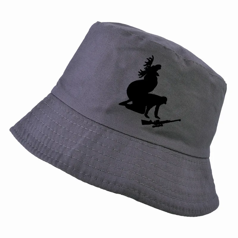 Новая мода Лось ОХОТА МУЖСКАЯ шляпа-панама для женщин хлопок k поп Панама рыбак шляпа Открытый охотничья рыболовная шляпа
