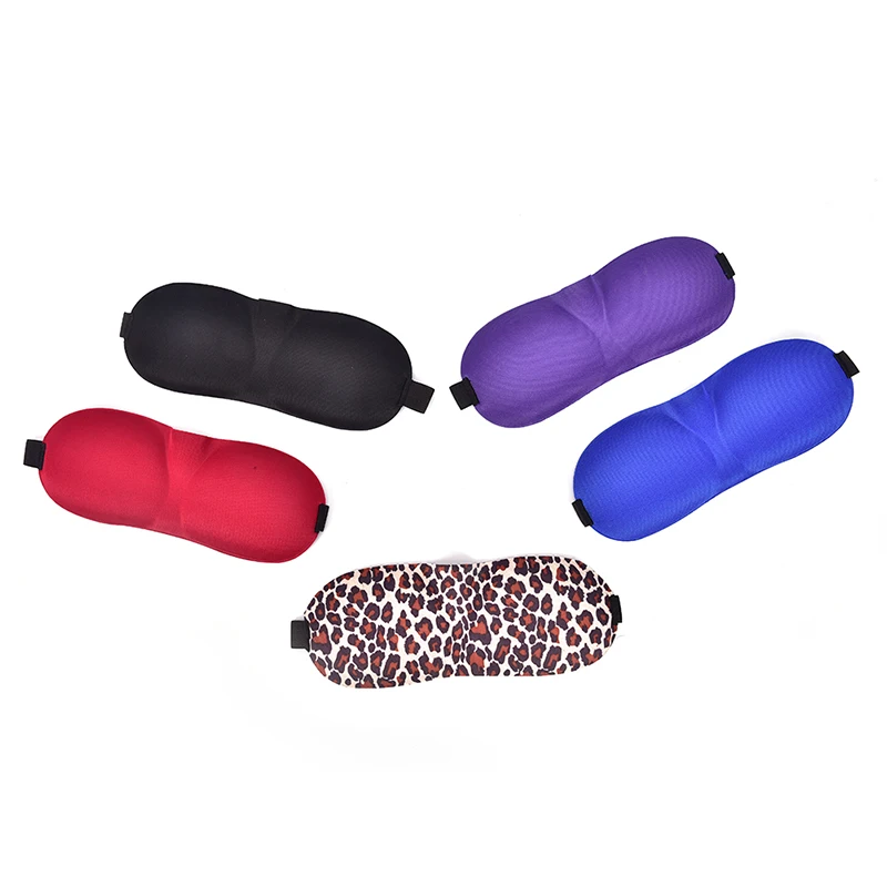 1Pcs Soft Portable Blindfold Travel Eyepatch 3D Sleep Mask Natural Sleeping Eye Mask Eyeshade Cover Shade Eye Patch Women Men