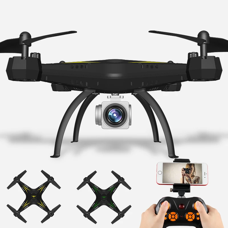 Большой размер Rc Дроны с камерой селфи Дрон Fpv Квадрокоптер ударопрочный