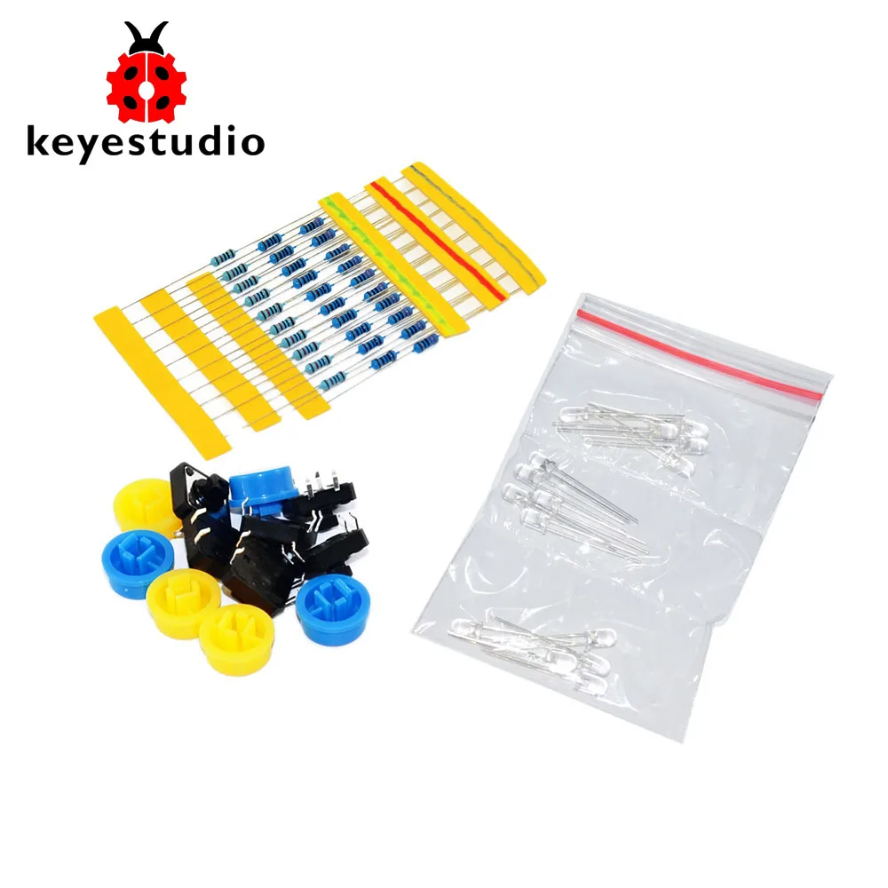 Keyestudio датчик стартер Kit-K4 для Arduino обучения программирования W/UNO R3+ ADL345+ ДЖОЙСТИК+ RGB светодиодный+ 19 проектов