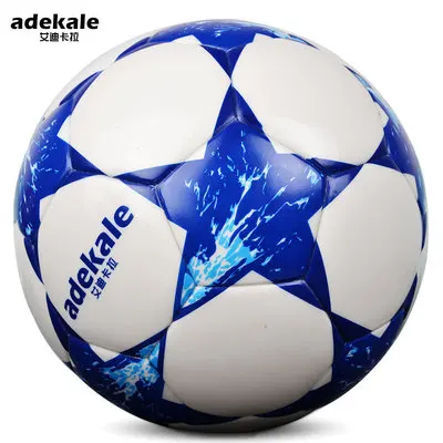 3#4#5# adicolor светящийся ночной Светильник для футбола детский игровой мяч поезд 7 8 дюймов резиновый люминесцентный для детей и женщин - Цвет: S4004 Size4 Blue