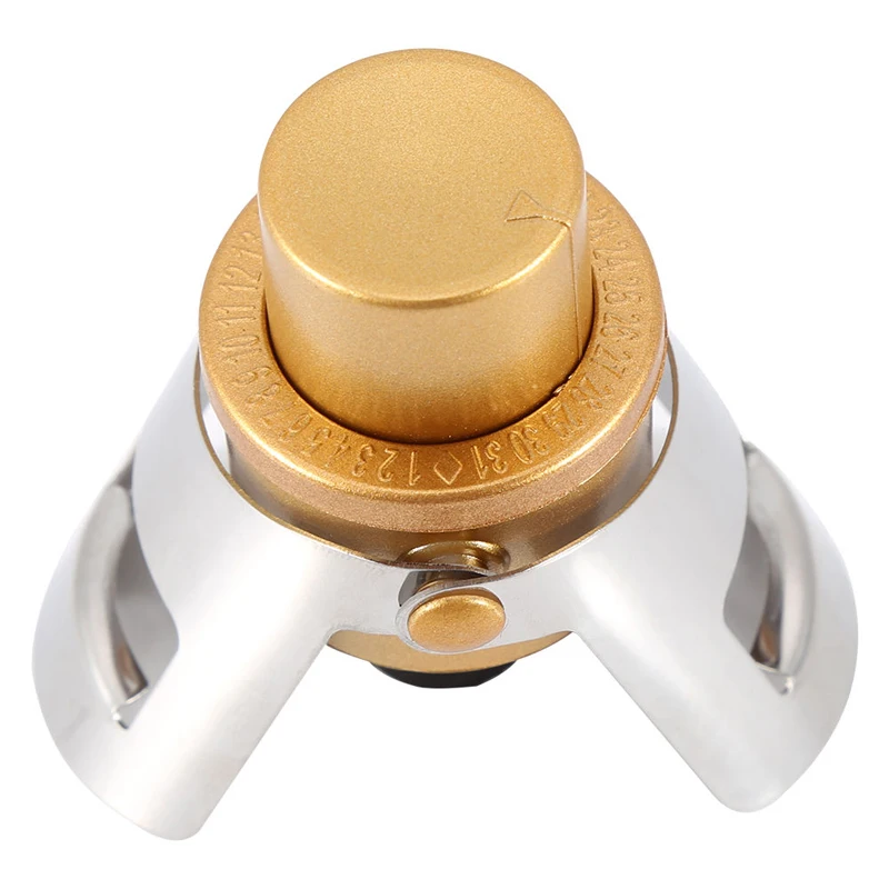 Vacuum Sparkling  Stainless Steel Red Wine Champagne Bottle Preserver Air Pump Stopper Vacuum Sealed Saver