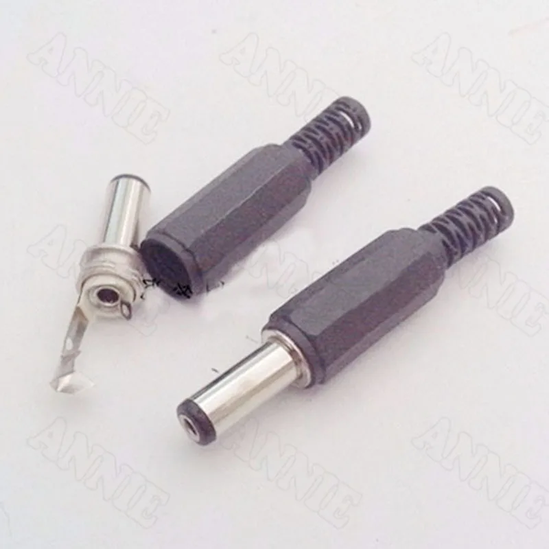 100pcs lot Headphone Connector Adapter 2 1 2 1 Hollow Core Power Plug DC Jack