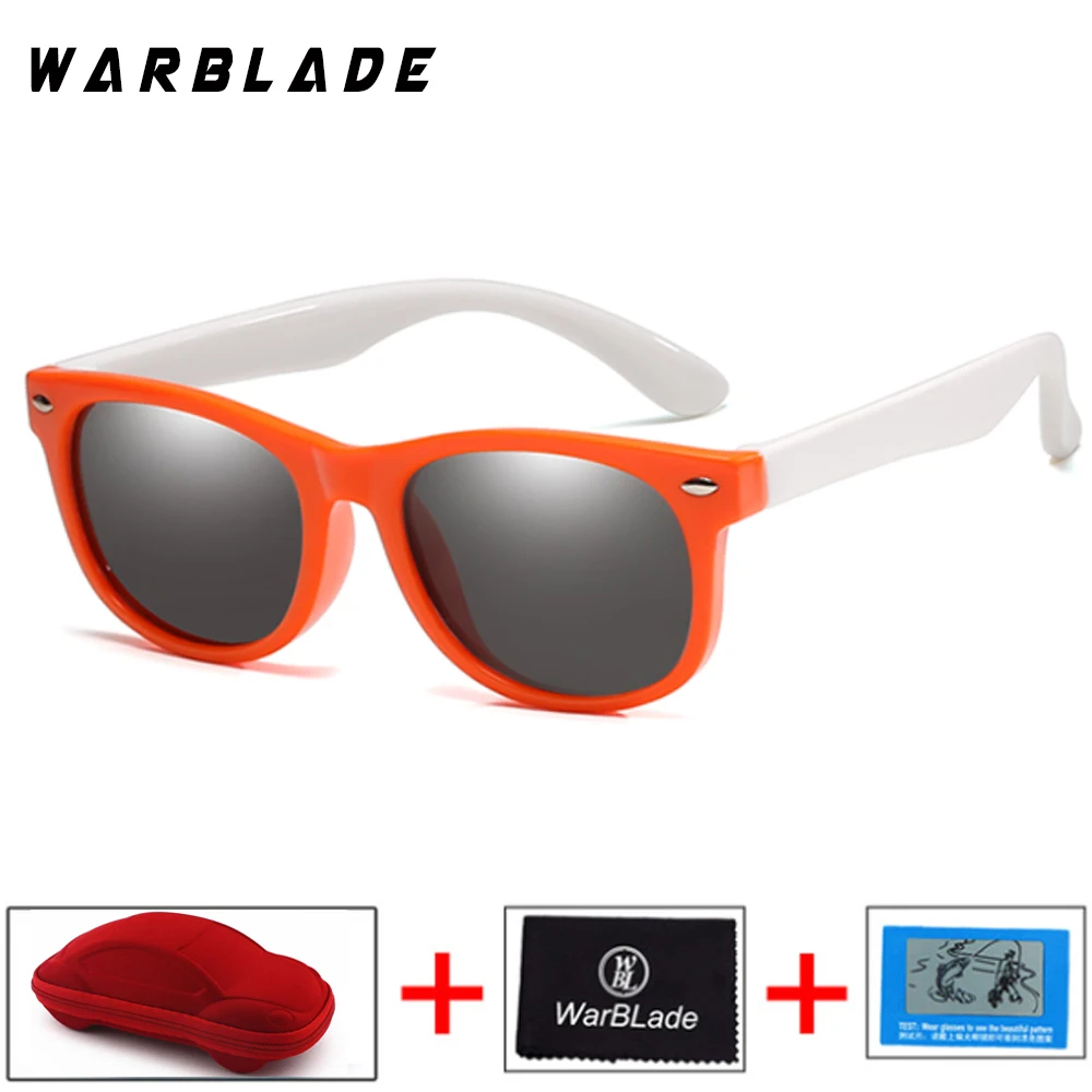 Brand Nail Silicone Safety Software Polarized Cat's Eye Children's Sunglasses Men's and Baby's Glasses Fashion UV400