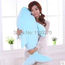 Чучело 90 см синий Дельфин плюшевые игрушки куклы подушка подарок на день рождения w3548