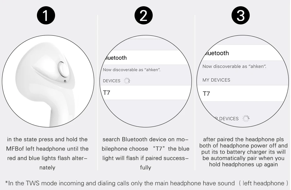 Langsdom T7 Bluetooth наушники для airpods вкладыши True Беспроводной наушники для телефона Bluetooth V4.2 стерео блютуз Наушники для Мобильный телефон Fone де ouvido