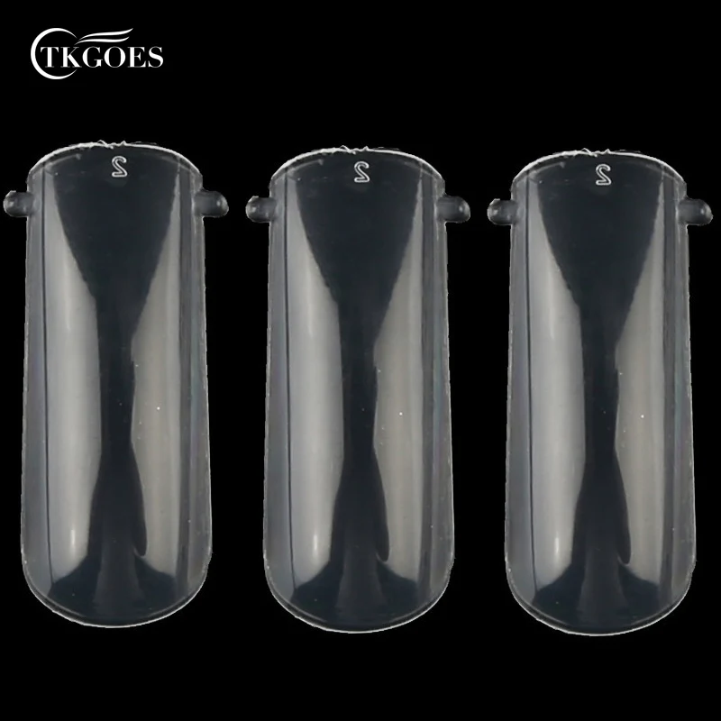 TKGOES 500 шт Двойная форма системы ногтей для Ультрафиолетовый акриловый ложный акриловый гель для маникюра наконечник+ Артикул: YWH035