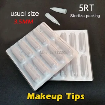

5RT *100pcs Sterile Package Tattoo Needles Tips Permanent Makeup Tips Caps