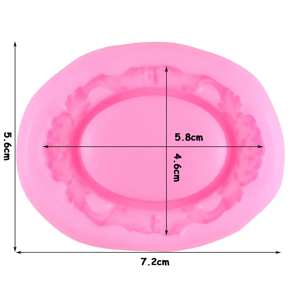 Оправа для камей границы силиконовые формы кекс «сделай сам» Топпер помадка формы украшения торта инструменты Конфеты глины шоколадные формы для мастики