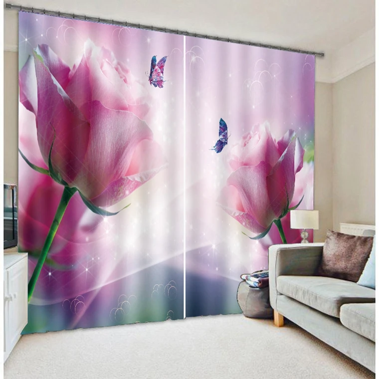 

Fantasy Rose print photos Curtains
