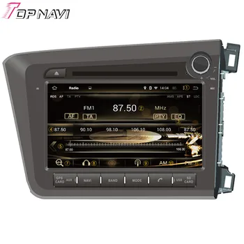 

Topnavi 8'' Quad Core Android 6.0 Car GPS Navigation for CIVIC Right Driving 2012- For Honda Autoradio DVD Multimedia Audio