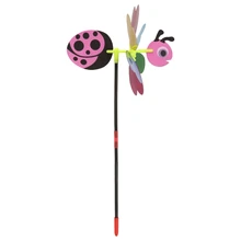 HBB 3D животных красочные пчелы ветряная мельница ветер Spinner домашний сад декоративные детские игрушки