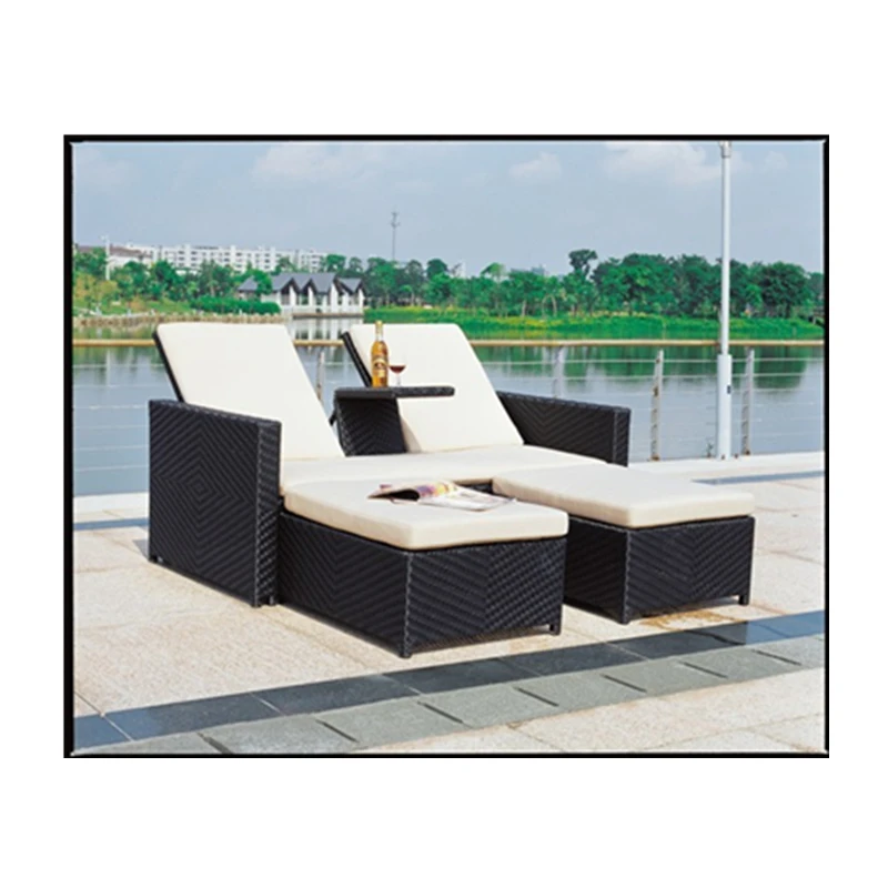 Factory Outlets Outdoor Furniture Sea Beach Portable Rattan Wicker Sea Beach Portable Rattan Wicker