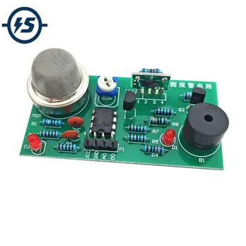

Electronic DIY Kit MQ-2 Smoke Sensor Detector Natural Gas Alarm Components Suite