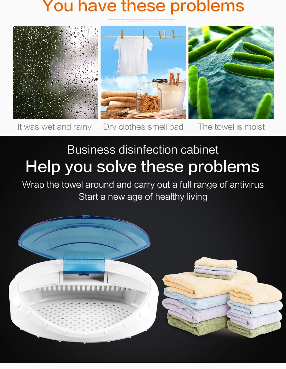 5 UV Sterilizer Professional Nail Art Disinfection & Clean Nail Art Equipment Tray Temperature Sterilizer Tool 220V EU Plug