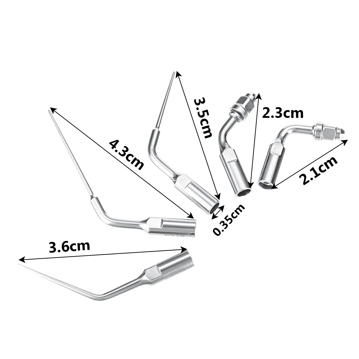 

1Set/5pcs Dental Perio Endo Tips Ultrasonic Scaler Endodontic File scaling Tips For ED1 ED2 ED3 ED4 ED5 Fit For/Satelec DTE