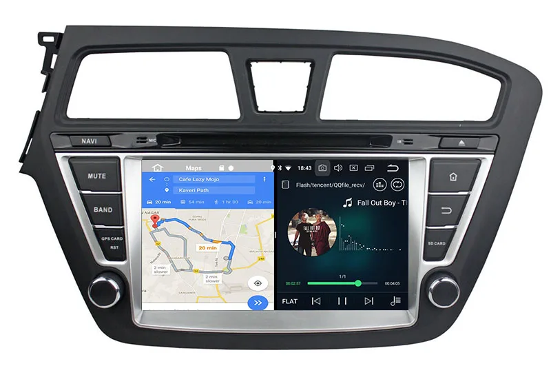 Cheap Belsee for Hyundai i20 2014 2015 IPS Screen Stereo DVD Player GPS Navigation 2 Din Bluetooth Android 8 Car Radio Autoradio Audio 1