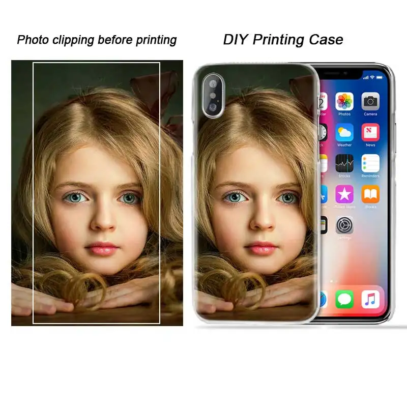 Custom DIY Your Name Photo Case for iPhone 11 XS Max XR X 10 7 8 6 6S Plus 5 Hard PC for Samsung A50 S A20e A70 A30 Phone Coque