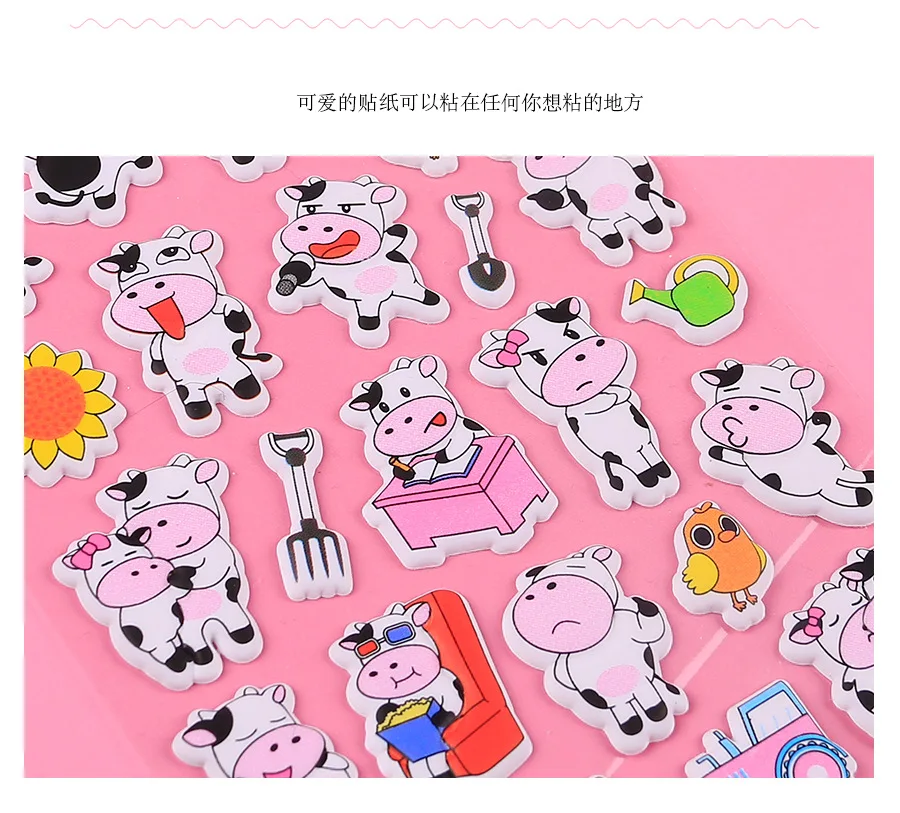 Adesivos de Papelaria Conjunto Lote Vacas Diário Planejador Decorativo Móvel Adesivos Scrapbooking Faça Você Mesmo Artesanato 20 - 1 12 20 conjunto 1 lote adesivos de papelaria