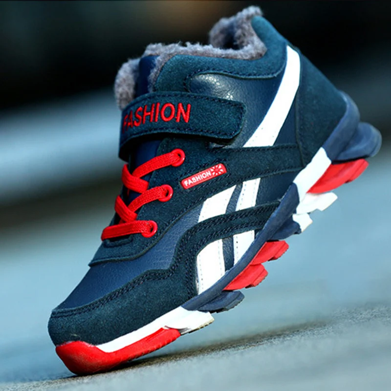 

Boys Shoes Children Casual Shoes Brand Leather Snow Kids Sneakers Sport Fashion Casual Children Boy Sneakers 2018 Winter