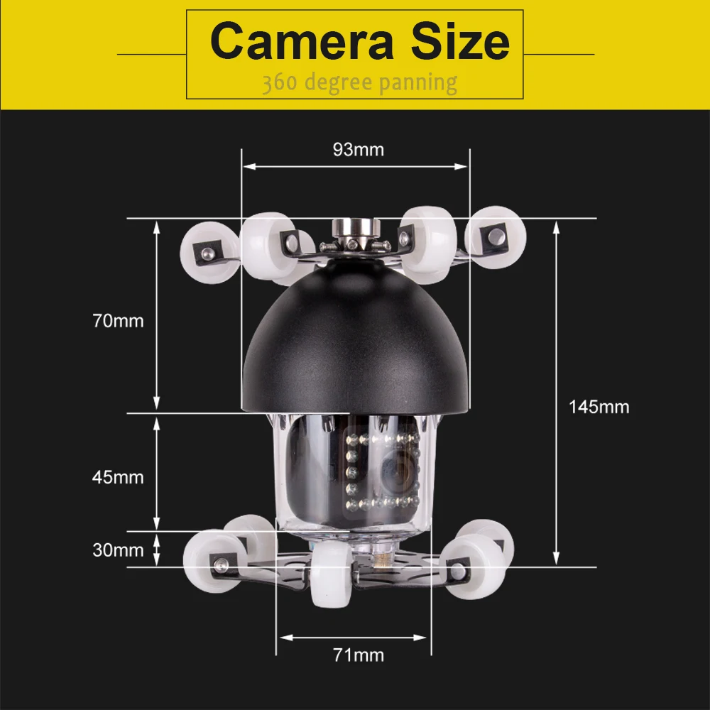 SYANSPAN все-в-одном " WiFi труба инспекционная видеокамера, сливной канализационный трубопровод промышленный эндоскоп для Android/IOS 360 Вращение