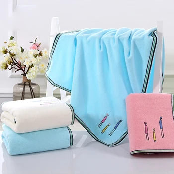 

Free Shipping 1pcs 100% Cotton Bath Towels For Adults And children High Quality Beach Bath Towels Bathroom Bath Towels TUQ018