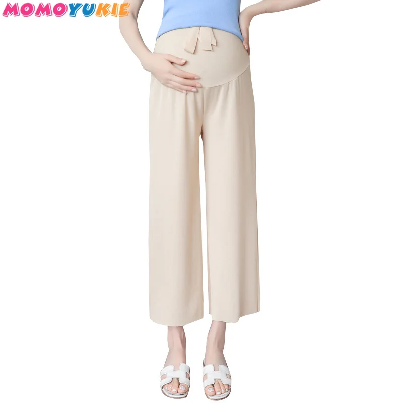 high waist wide leg Moms Maternity Clothes Pant Capris pregnancy trousers For Pregnant Women Pregnancy Pants plus size high waist wide leg Moms Maternity Clothes Pant Capris pregnancy trousers For Pregnant Women Pregnancy Pants plus size