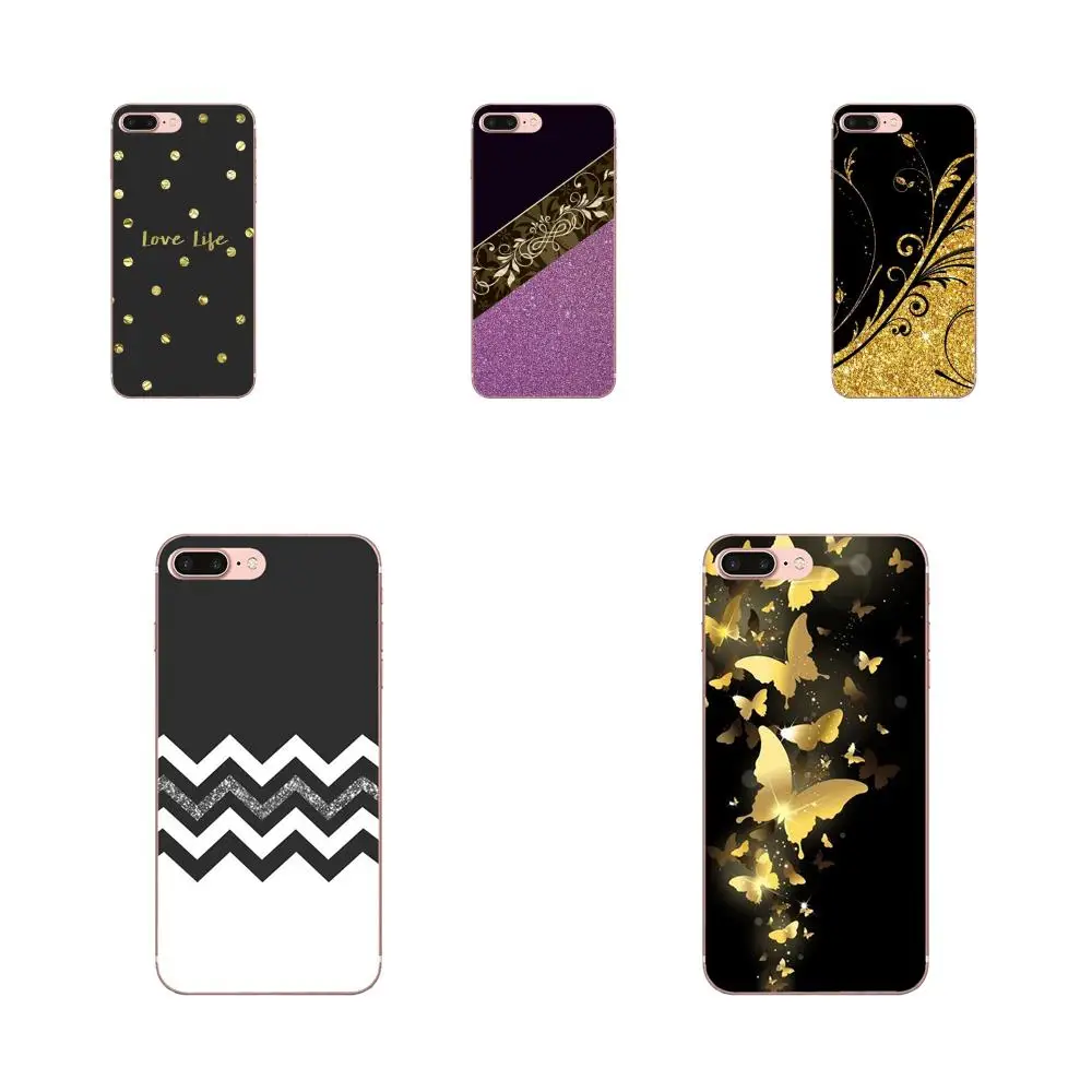 

Gold Black Chevron Soft TPU Call Box For Galaxy Alpha Core Note 2 3 4 S2 A10 A20 A20E A30 A40 A50 A60 A70 M10 M20 M30