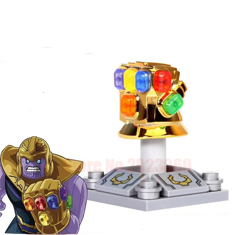 

Single Marvel Super Heroes Avengers Infinity War Thanos Iron Man Captain America Outrider Glaivabuilding Blocks Toy For Children