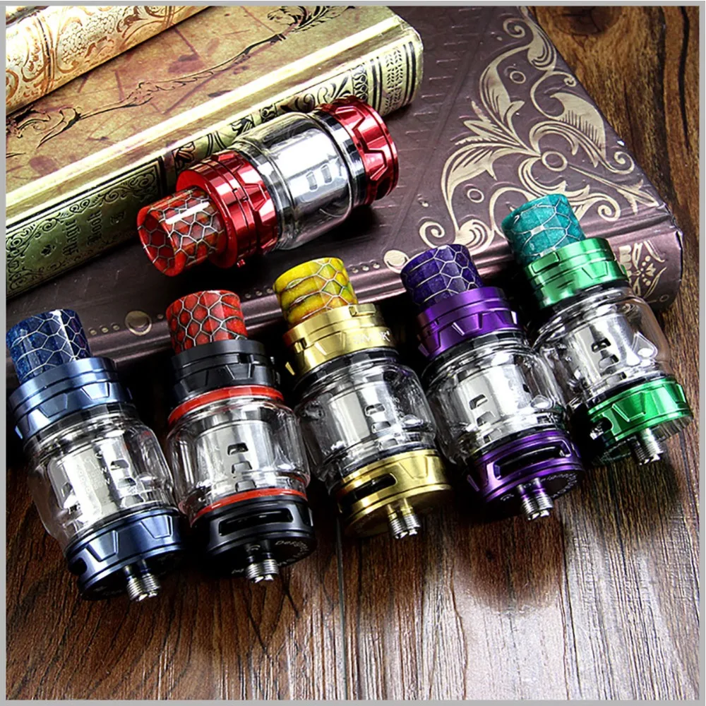 

TFV12 Prince Tank Electronic Cigarette Atomizer Top-filling Adjustable Airflow Cloud Beast Sub Ohm Kit Coil Heads #278140