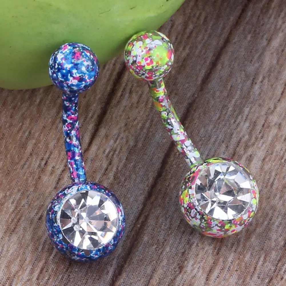 Anillo De Circonia C bica Para Mujer Piercing Para El Cuerpo Circonia 