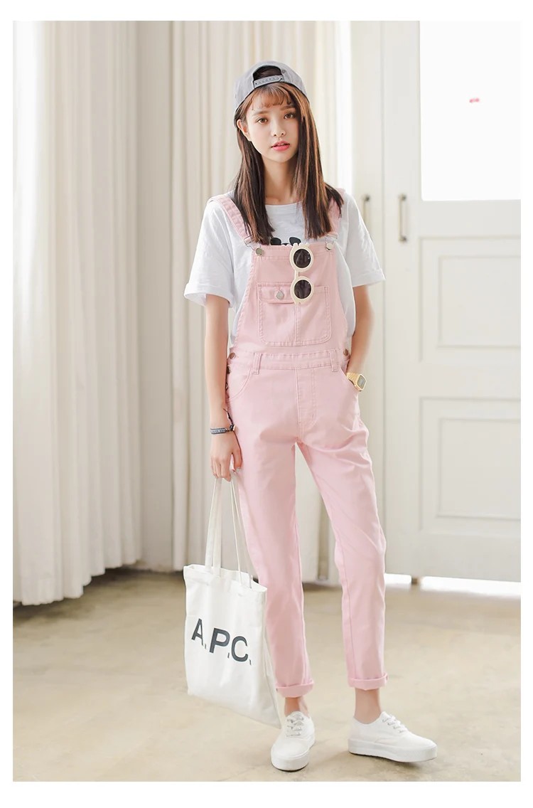Free Shipping 2017 Summer Spring Denim Jumpsuits Women's