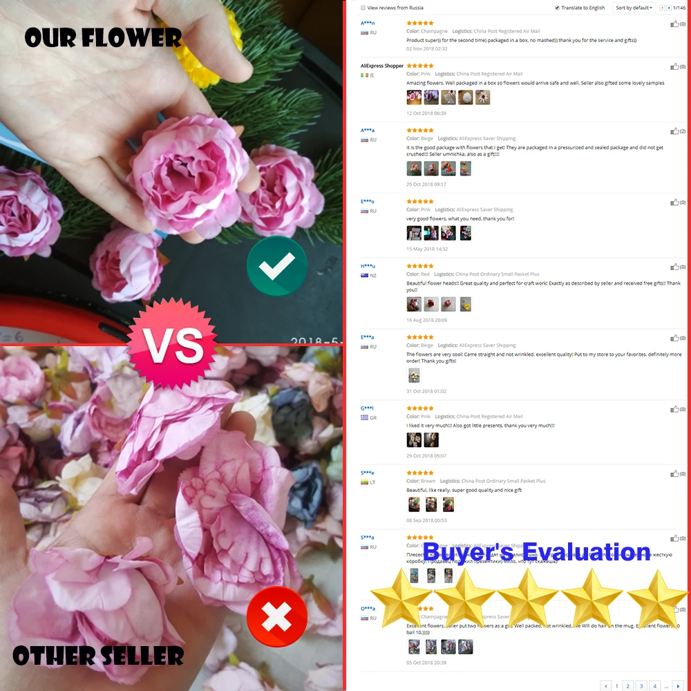 HUADODO 10 pieces 5cm Peony flower head silk Artificial Flowers For Wedding Decoration DIY Decorative Wreath Fake Flowers HUADODO 10 pieces 5cm Peony flower head silk Artificial Flowers For Wedding Decoration DIY Decorative Wreath Fake Flowers