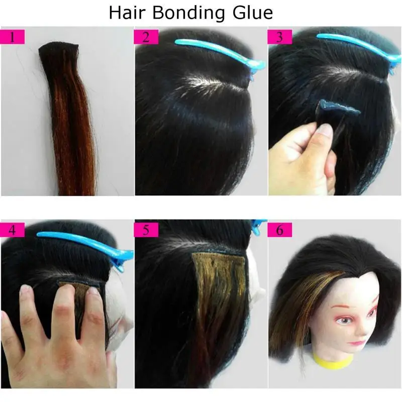 1 Bottle Anti Fungus Hair Bonding Glue Super Hairpiece Bond Weave