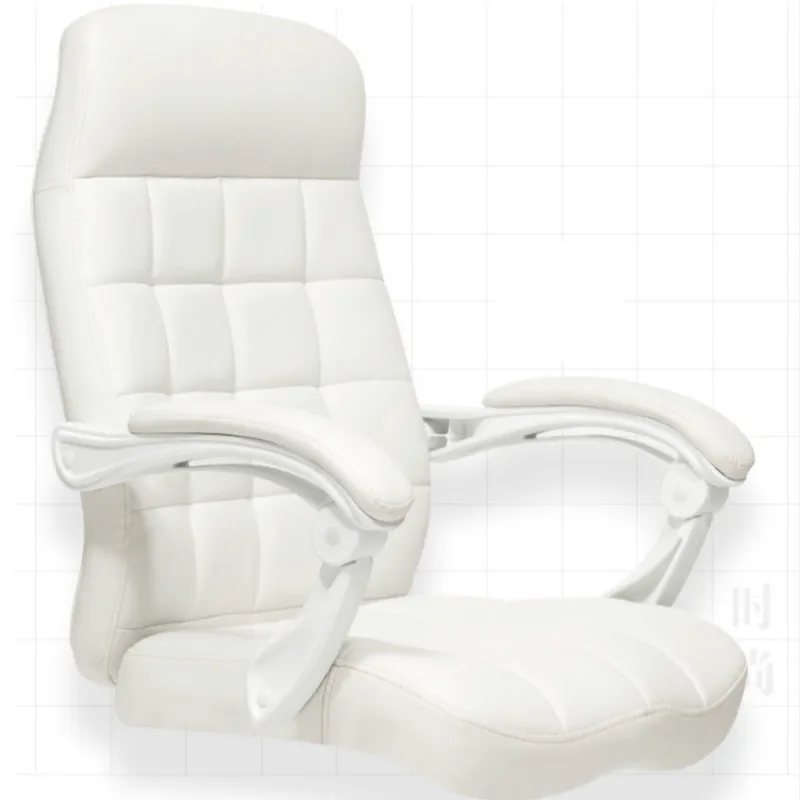 PU Computer Chair Home Fabric Office Chair Bow Foot Gaming Chair Reclining Silla Oficina Cadeira Ga