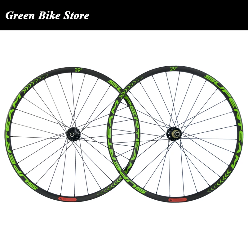 green bike rims