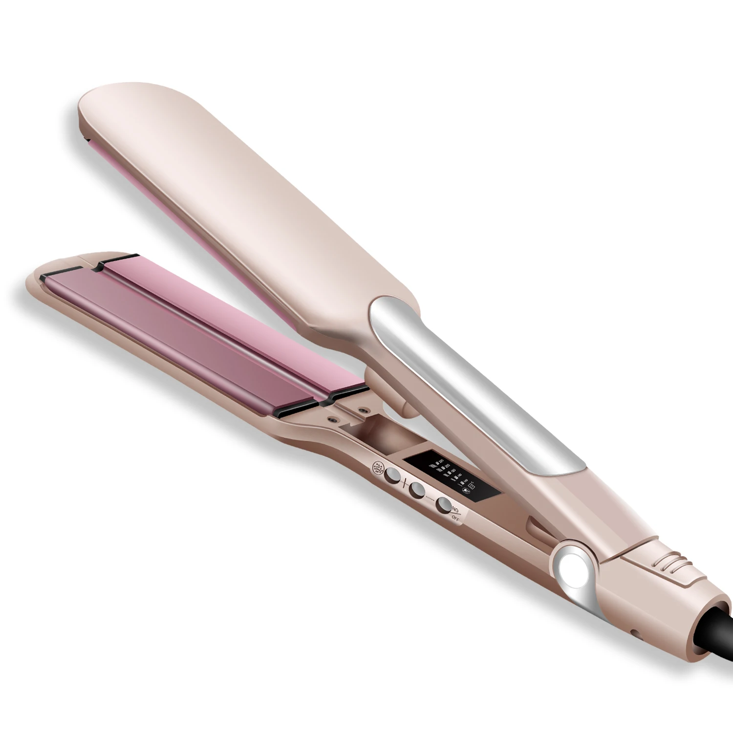 

Professional Hair Straightener High Temperature Wide Plates Keratin Straightening Irons Styling Tool Titanium Flat Iron LED