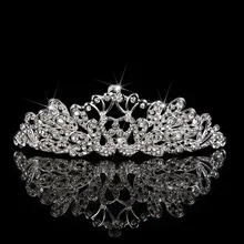 

Tiaras And Crowns Queen Bride Headdress Hair Band Accessories For Wedding Rhinestone Hair Decoration Engagement Hair Jewelry