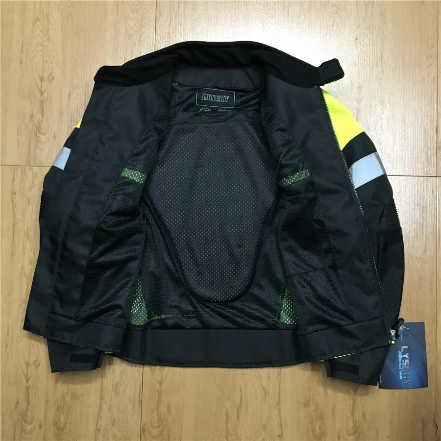 Motorcycle Jacket Men Motocross Motorbike Racing Summer Breathable Reflective Protective Gear motorcycle clothing