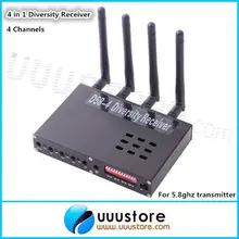 Skyzone FPV 5,8 Ghz 4 в 1 D58-4 4-канальный аудио видео разнесенный приемник
