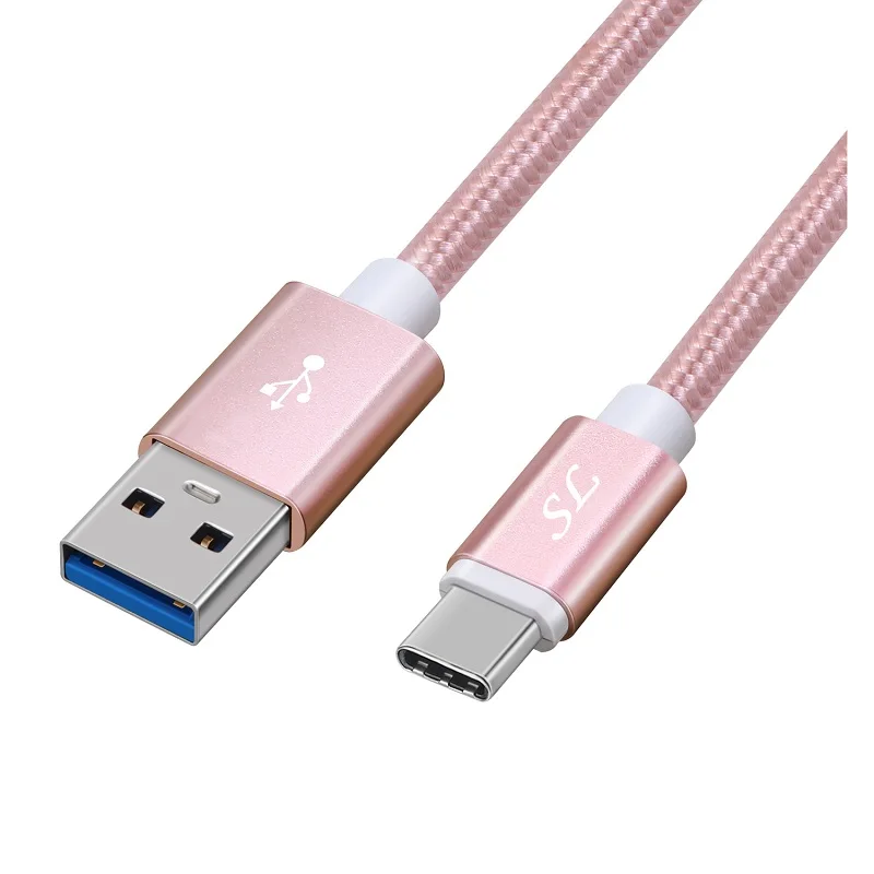 Оптовая продажа 10 шт./лот USB Type C 3 0 кабель с нейлоновой оплеткой для быстрой