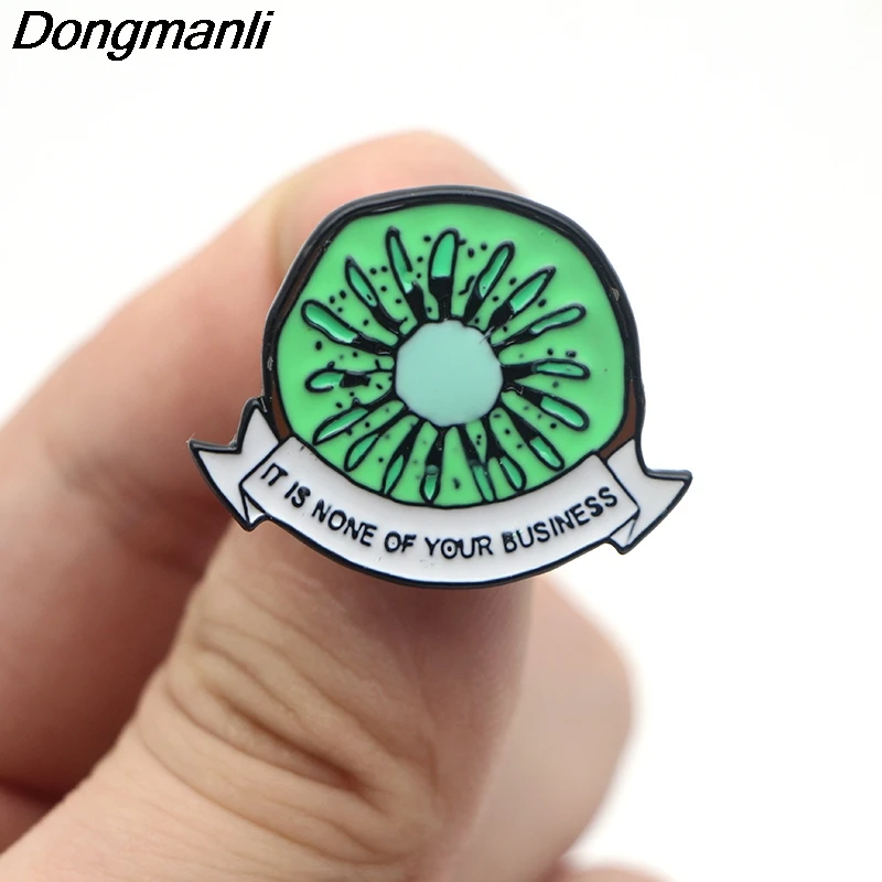 P3187 Dongmanli Стиль Гарри цитата это не ваш бизнес Kiwi металлические эмалированные