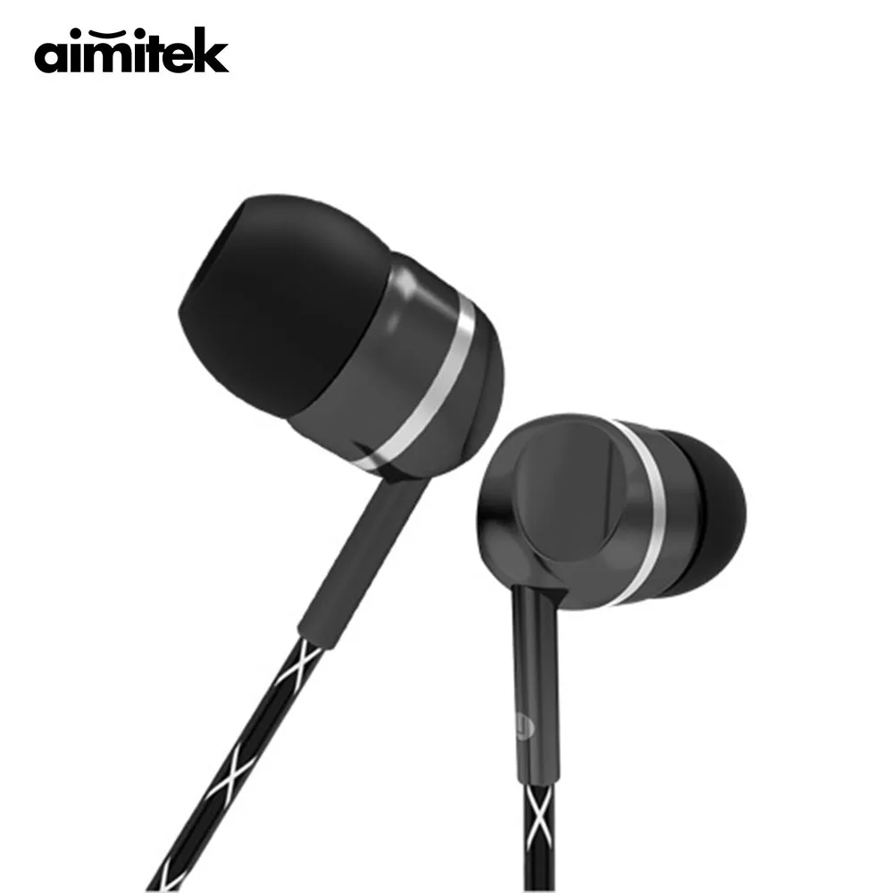 Универсальные наушники Aimitek Line-in Hifi стереонаушники-вкладыши Наушники Super Bass с