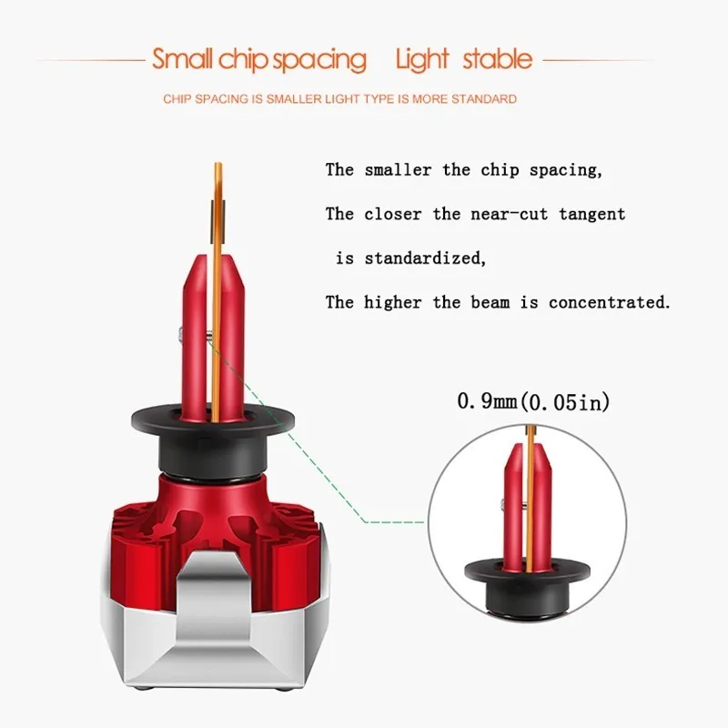 Супер яркая светодиодная лампа H7 H1 H3 H4 H8 H11 9005HB3 9006HB4 H7 светодиодные лампы 70W12000LM 6500K CSP чип H7 Светодиодные Автомобильные фары мини размера