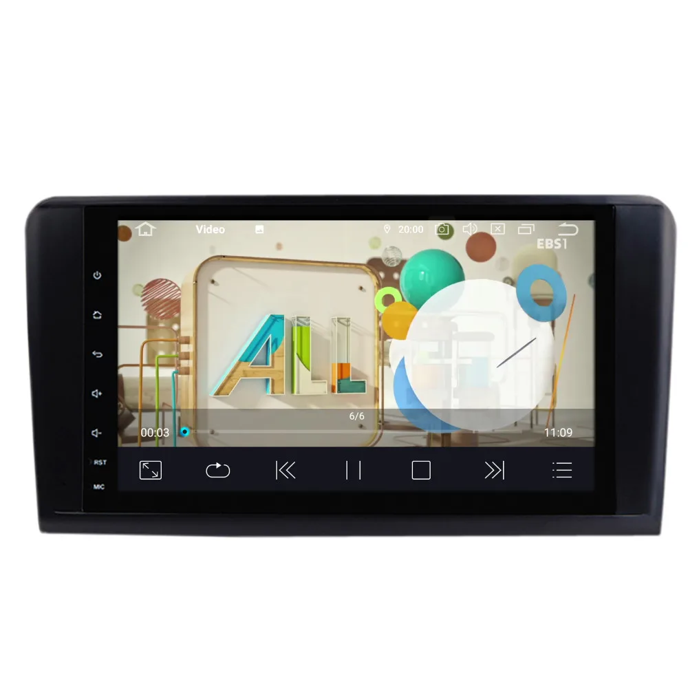 Discount COIKA Quad Core Android 9.0 System 2+16G RAM Car GPS Receiver For Mercedes-benz ML W164(M300/ML350/ML450/ML500) OBD WIFI SWC DVR 4