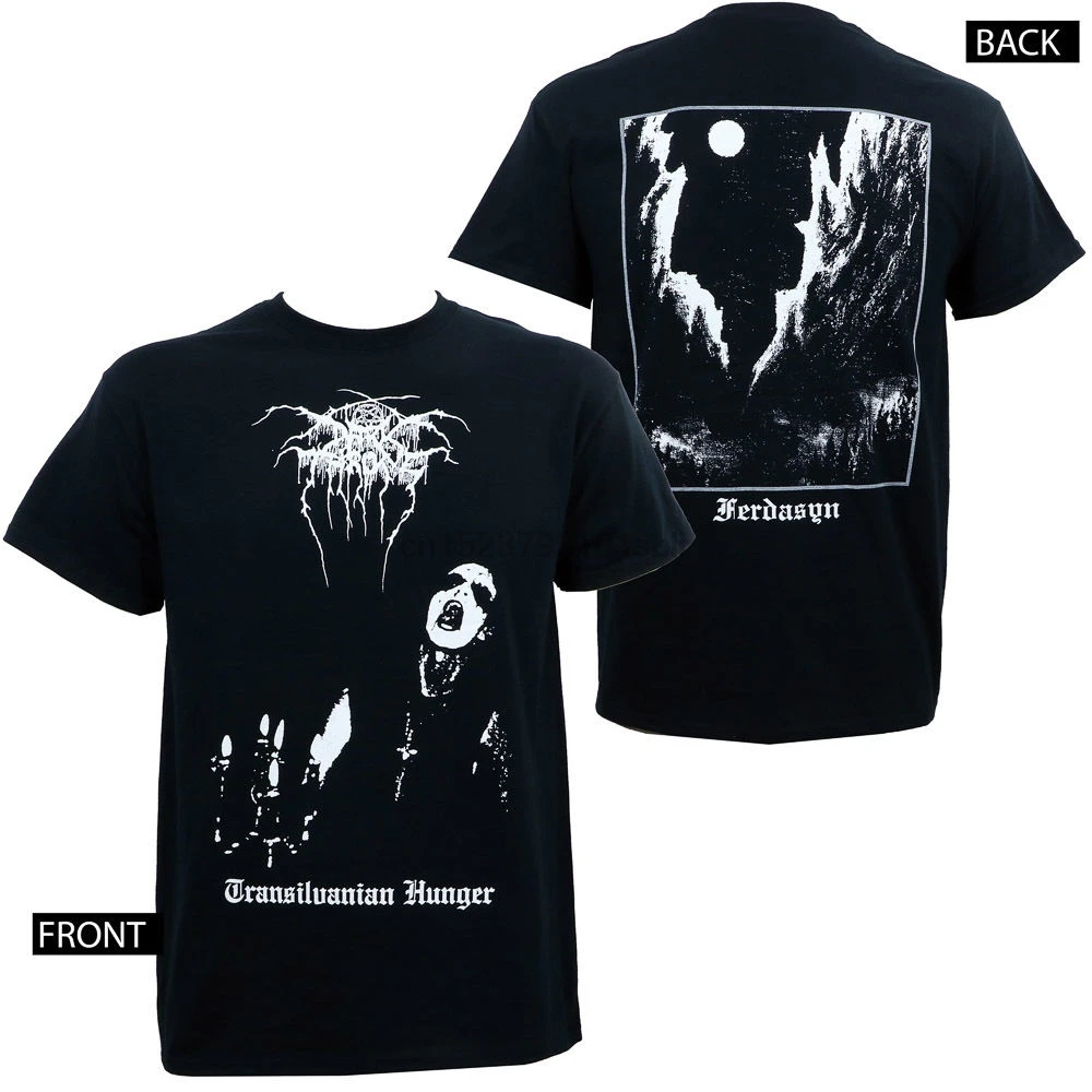 OKOUFEN Подлинная DARKTHRONE Transilvanian Hunger футболка с изображением обложки альбома S M L XL 2XL