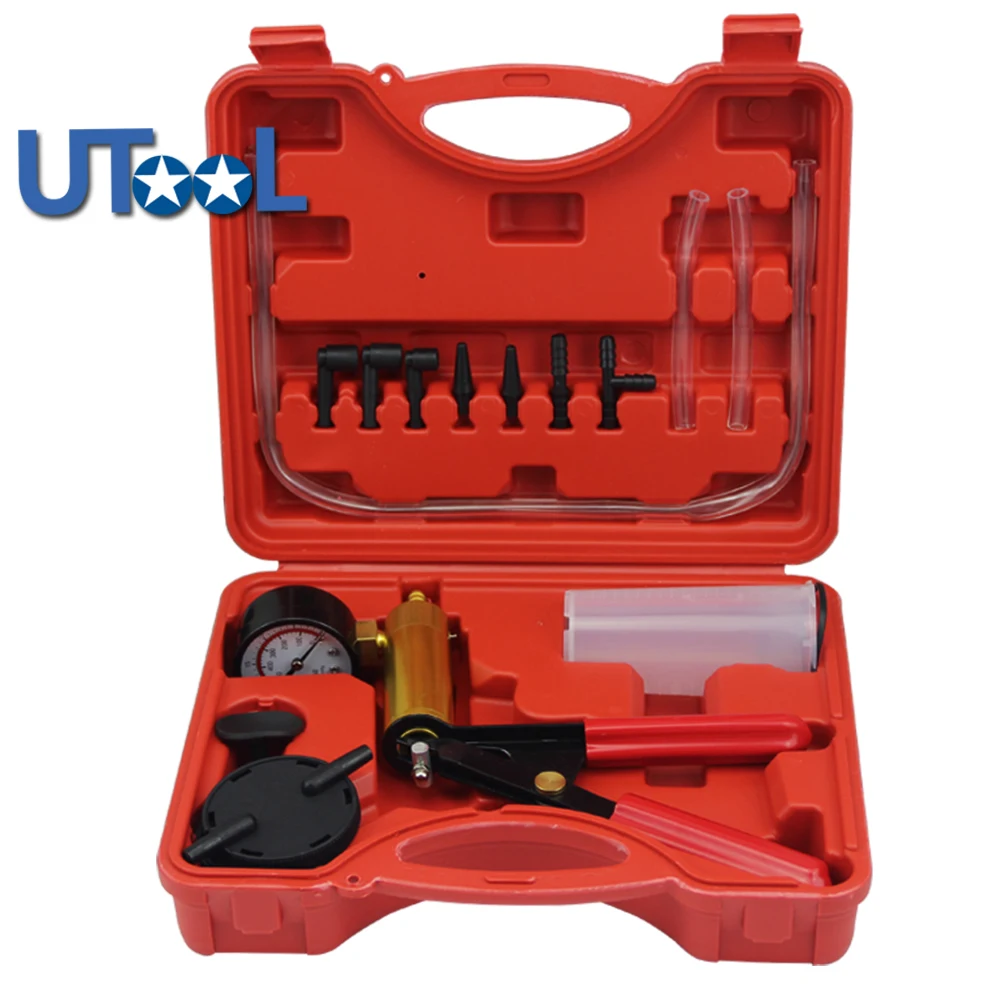 

Brake Bleeder &Hand Held Vacuum Pump Kits Tester 2 in 1